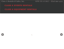 Tablet Screenshot of classarentals.com